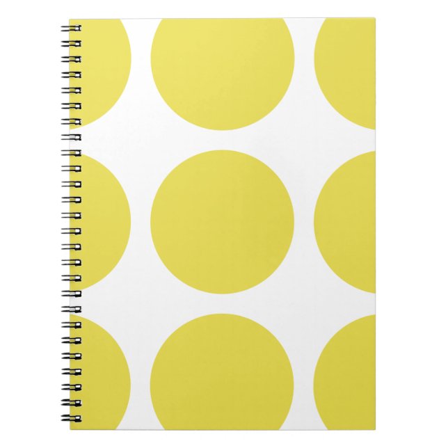 Cuaderno Portátil Big Polka Dots (Frente)