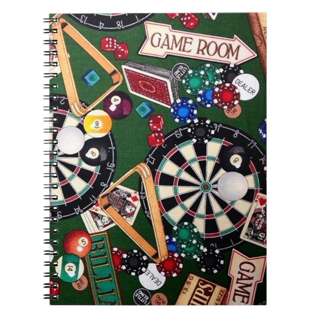 Cuaderno Portátil Billiards de sala de juegos (Frente)