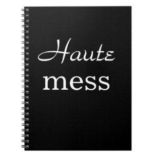 Cuaderno Portátil Black Haute Mess