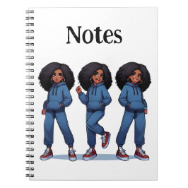 Cuaderno Portátil Blue Sweatsuit