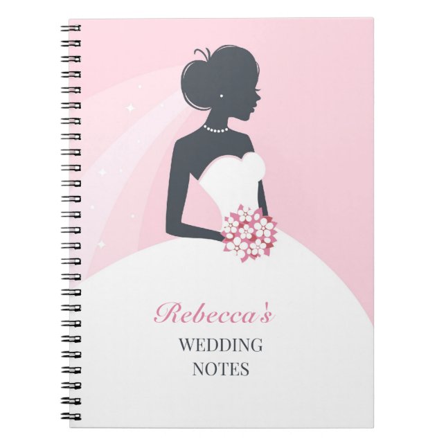 Cuaderno Portátil Boda de novia (Frente)