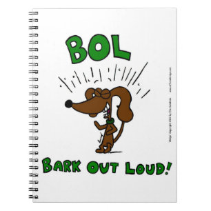 Cuaderno Portátil "BOL: BARK OUT LOUD"