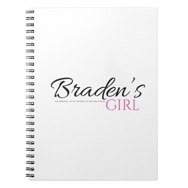 Cuaderno Portátil Bradens Chica de 6,5" x 8,75" (Frente)