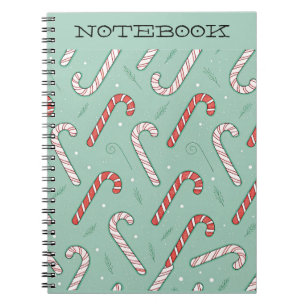 Cuaderno Portátil Candy Cane Holiday Premium
