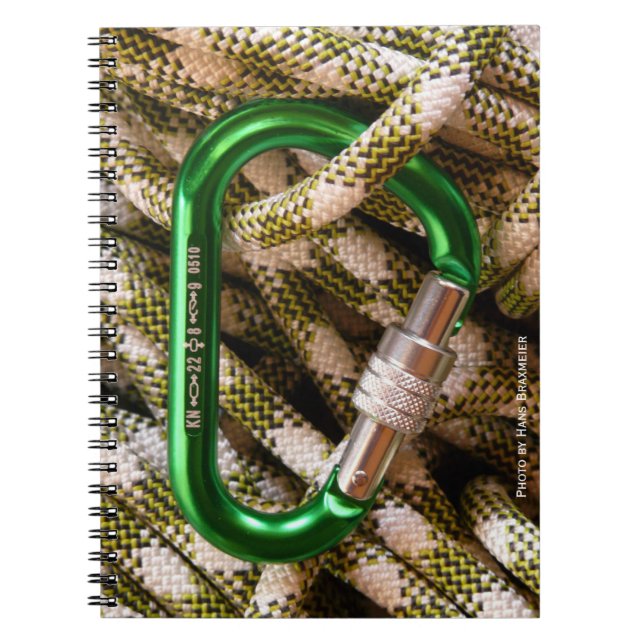 Cuaderno Portátil Carabiner y Escalar (Frente)