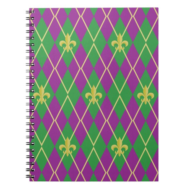 Cuaderno Portátil Carnival Argyle (Frente)