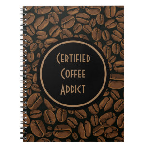 Cuaderno Portátil certificado de café adicto