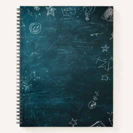 Cuaderno Portátil Chalkboard Doodles