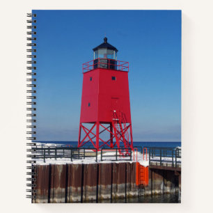 Cuaderno Portátil Charlevoix Pierhead Light