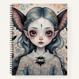Cuaderno Portátil Chica de Fantasy Bat
