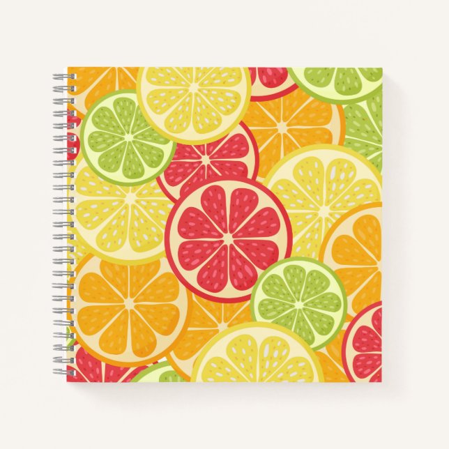 Cuaderno Portátil Citrus personalizado (Anverso)