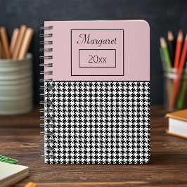 Cuaderno Portátil clásico con patas y rosadas 6.5x8.75