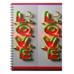 Cuaderno Portátil clásico de diseño 3D digital colorido - P