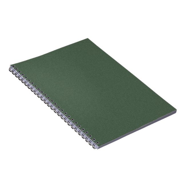 Cuaderno Portátil clásico de textura verde de 6,5" x 8,75" (Lado Derecho)