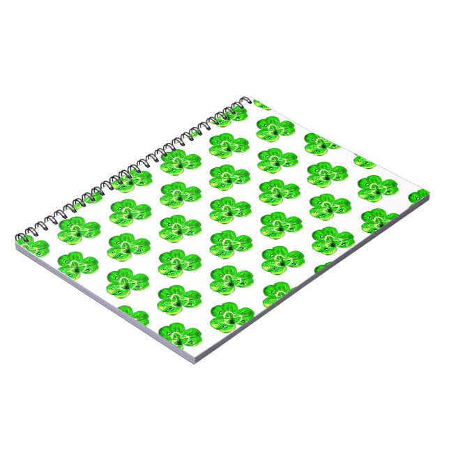 Cuaderno Portátil Clovers - Colores Personalizados (Lado Izquierdo)
