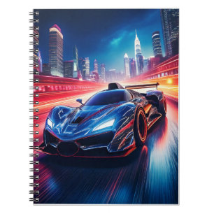 Cuaderno Portátil - coche deportivo