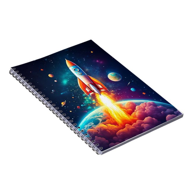 Cuaderno Portátil - Cohete (Lado Derecho)