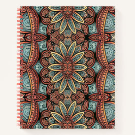 Cuaderno Portátil, color vibrante, patrón transparente Nota