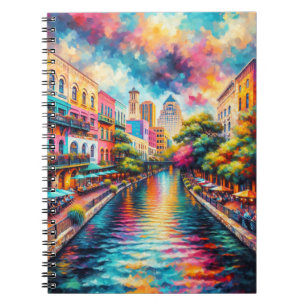 Cuaderno Portátil colorido de la caminata del río San Anton