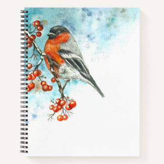 Cuaderno Portátil con acuarela Euroasiática Bullfinch