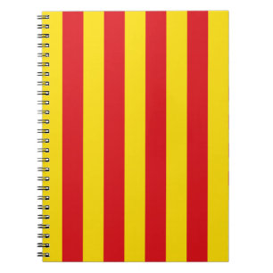Cuaderno Portátil con bandera de Cataluña