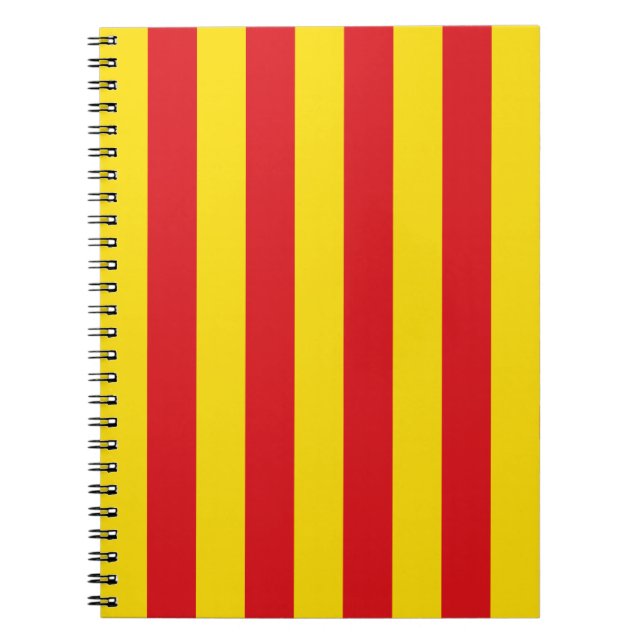 Cuaderno Portátil con bandera de Cataluña (Frente)