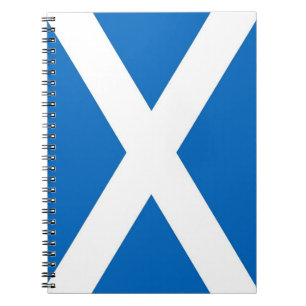 Cuaderno Portátil con bandera de Escocia