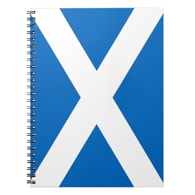Cuaderno Portátil con bandera de Escocia (Frente)