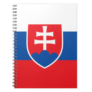 Cuaderno Portátil con bandera de Eslovaquia