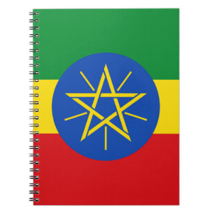 Cuaderno Portátil con bandera de Etiopía