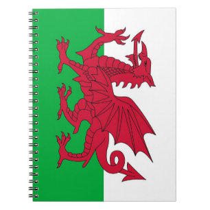 Cuaderno Portátil con bandera de Gales