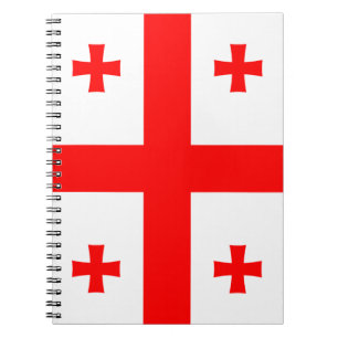 Cuaderno Portátil con bandera de Georgia