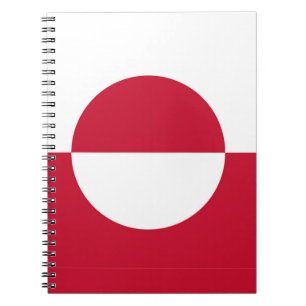 Cuaderno Portátil con bandera de Groenlandia