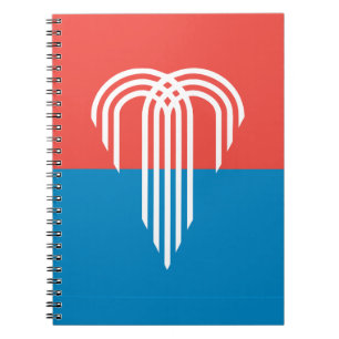 Cuaderno Portátil con bandera de Kansas City