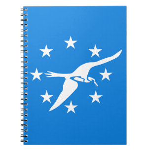Cuaderno Portátil con bandera de la ciudad de Corpus Christ
