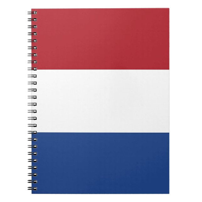 Cuaderno Portátil con bandera de los Países Bajos (Frente)