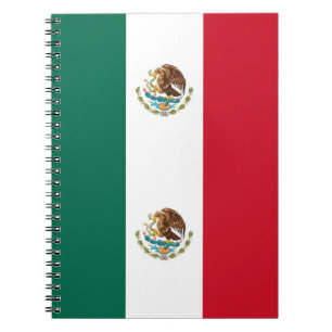 Cuaderno Portátil con bandera de México