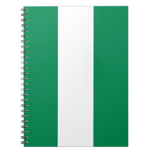 Cuaderno Portátil con bandera de Nigeria