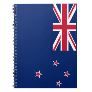 Cuaderno Portátil con bandera de Nueva Zelanda