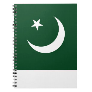 Cuaderno Portátil con bandera de Pakistán