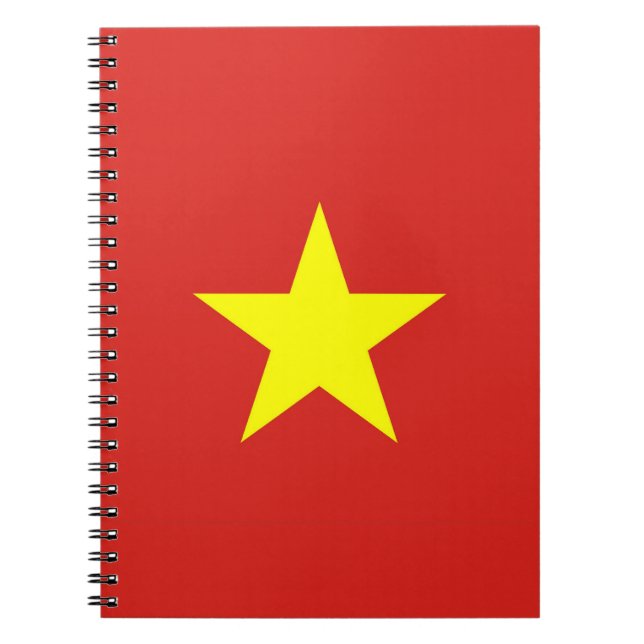 Cuaderno Portátil con bandera de Vietnam (Frente)