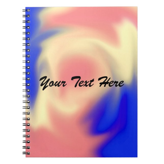 Cuaderno Portátil con cubierta colorida (Frente)