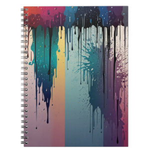 Cuaderno Portátil con diseño de dibujo de dibujo abstracto