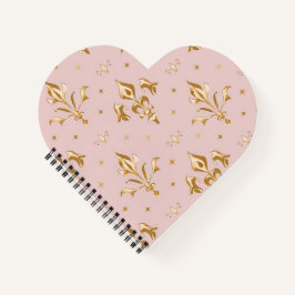 Cuaderno Portátil con forma de corazón
