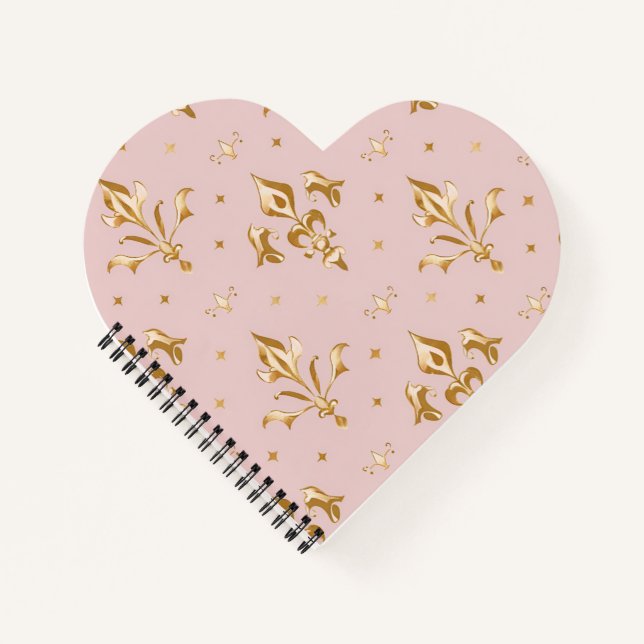 Cuaderno Portátil con forma de corazón (Anverso)