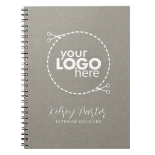 Cuaderno Portátil con logotipo de Personalizable de textura