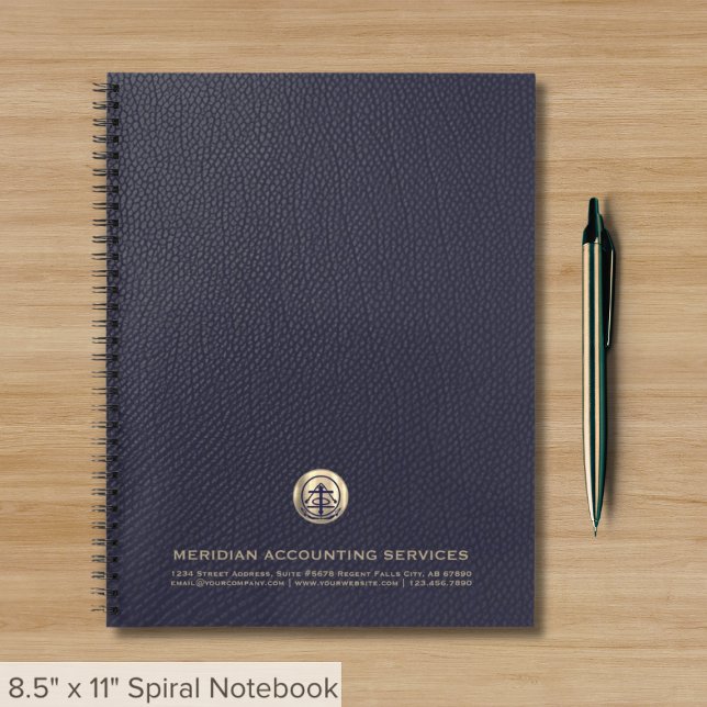Cuaderno Portátil con logotipo de sello de oro (Subido por el creador)