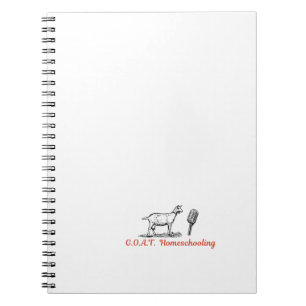 Cuaderno Portátil con logotipo GOAT Homeschooling