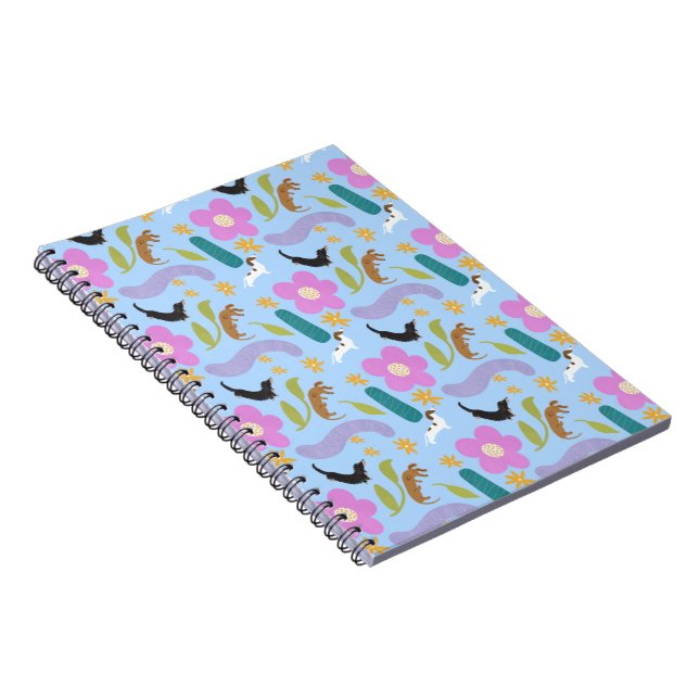 Cuaderno Portátil con motivos florales Doxie #1 (Lado Derecho)