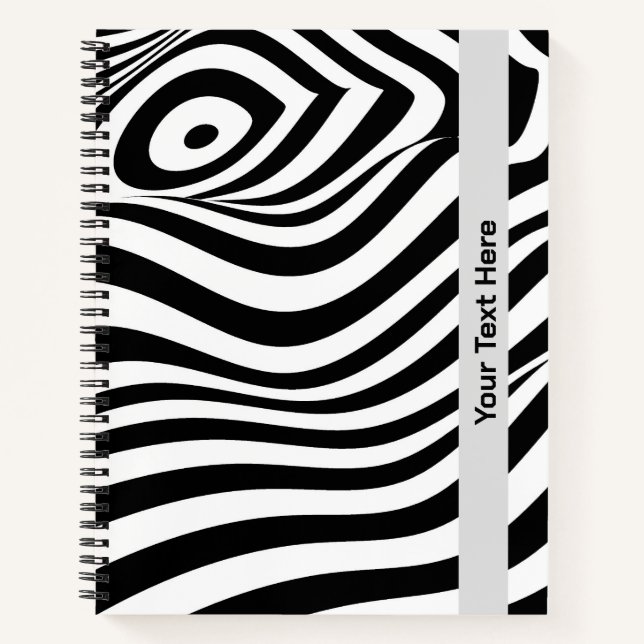 Cuaderno Portátil Con Patrón De Swirl personalizado - Geomé (Anverso)